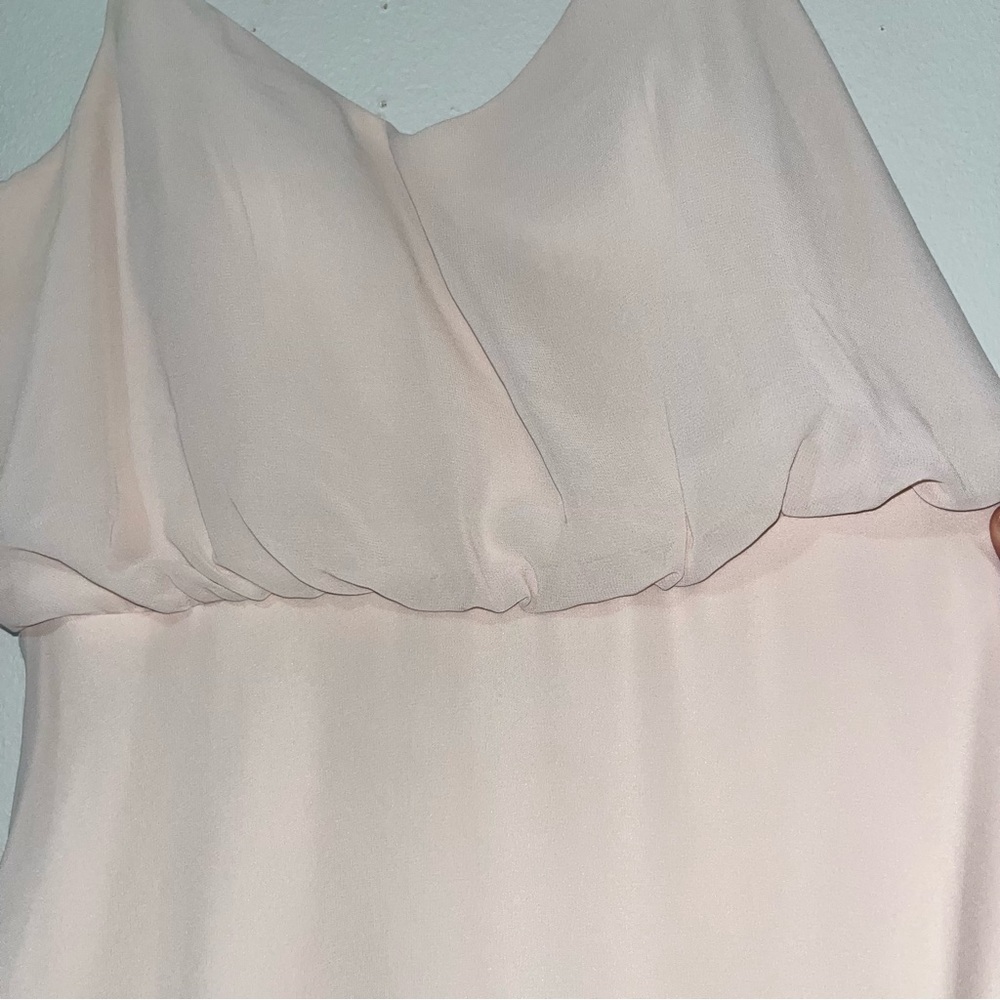 Birdy Grey size medium bridesmaid taupe light pink dress - Picture 4 of 11